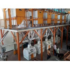 50-80TPD Steel Frame Maize Flour Mill Plant