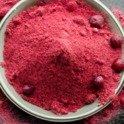 powdered cranberry