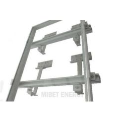 Mounting System for Tile Roof/ Pitched Roof/ Flat Roof -- MRac Tile Interface/ HookMRac Flat Tile interface (Adjustable)107HA