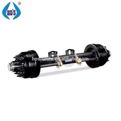 Hos 127mm Beam Tandem Rear Drive Axles for Trailer with Brake Drum