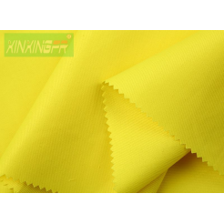 100% Cotton FR Hi-Vis Fluorescent Yellow Knit Fabric