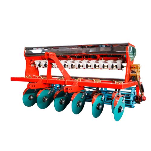 Shaft drive wheat seeder leg