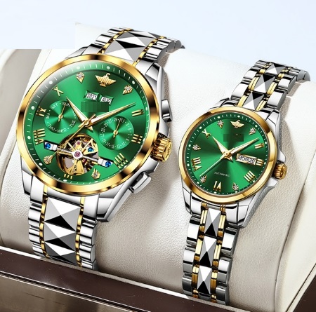 Luminous Mechanical Couple Watches NC08
