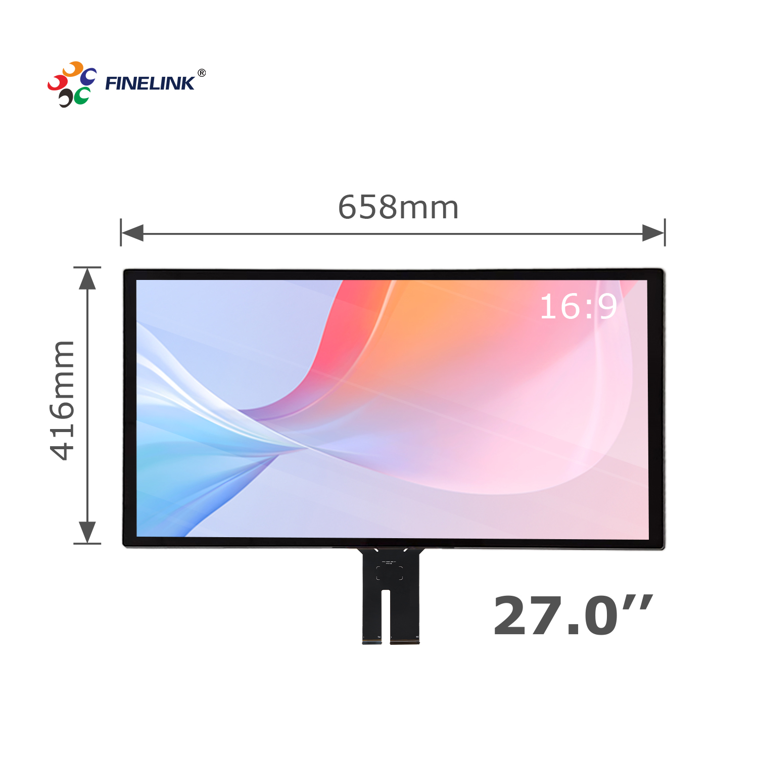 27" USB EET/ILITEK PCAP capacitive touch screen panel for monitor