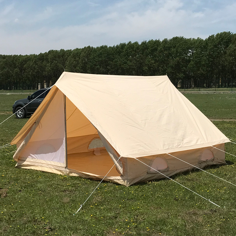 3x3.2m glamping cotton or oxford family tent