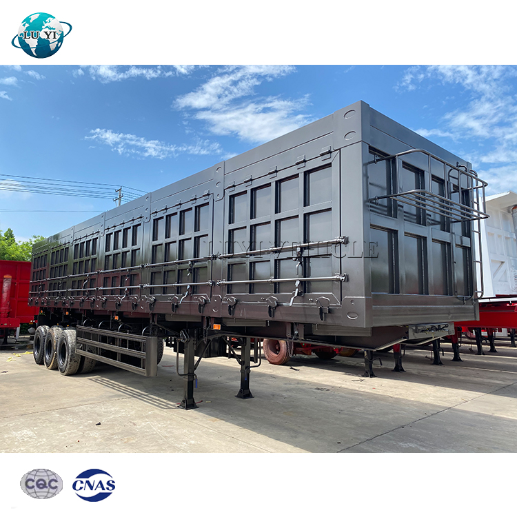 3 axle side tipper semi trailer