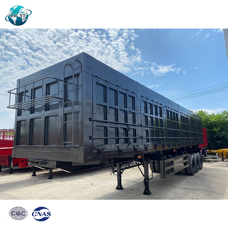3 axle side tipper semi trailer