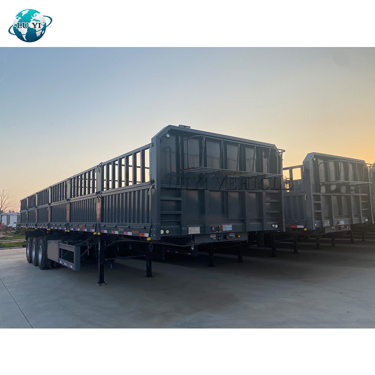Hydraulic side tipper semi trailer