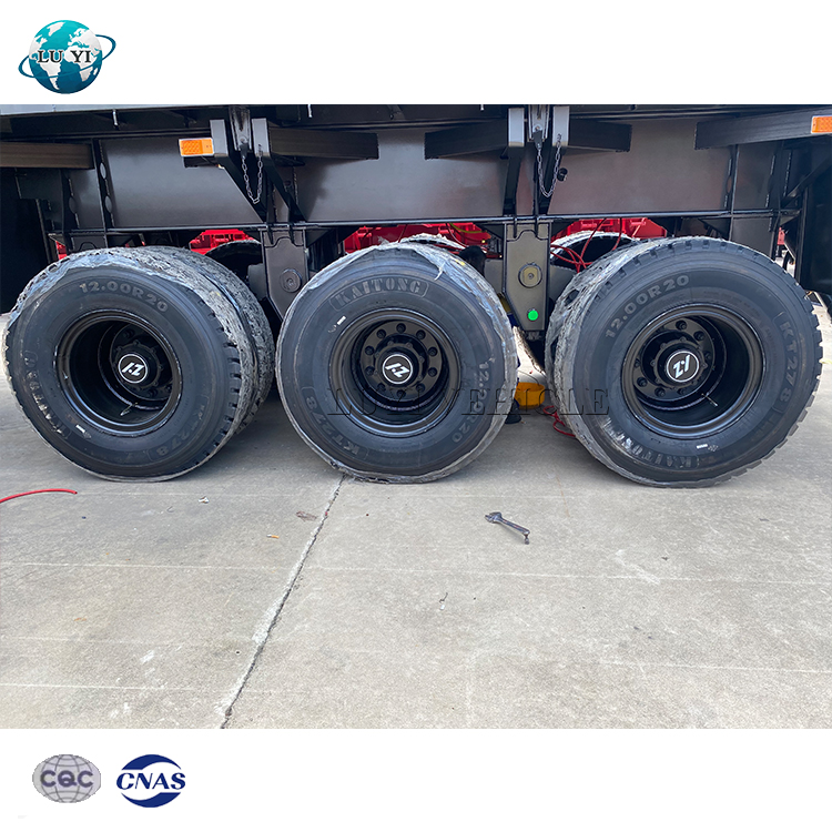 3 axle side tipper semi trailer