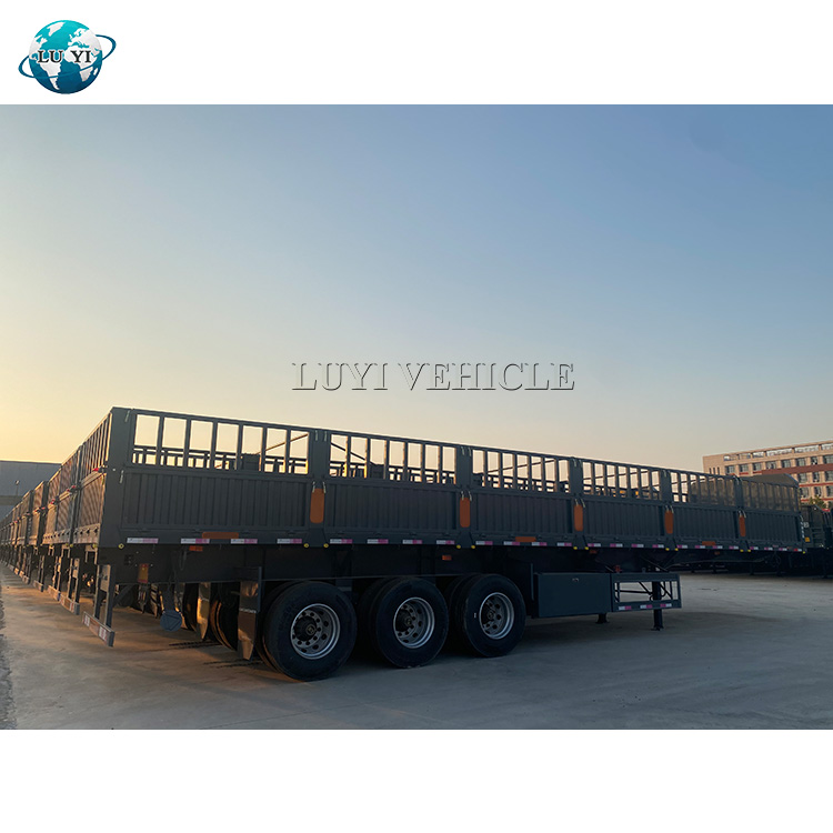 Hydraulic side tipper semi trailer