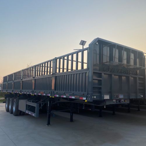 Hydraulic side tipper semi trailer