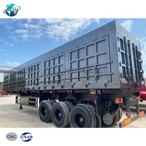 3 axle side tipper semi trailer