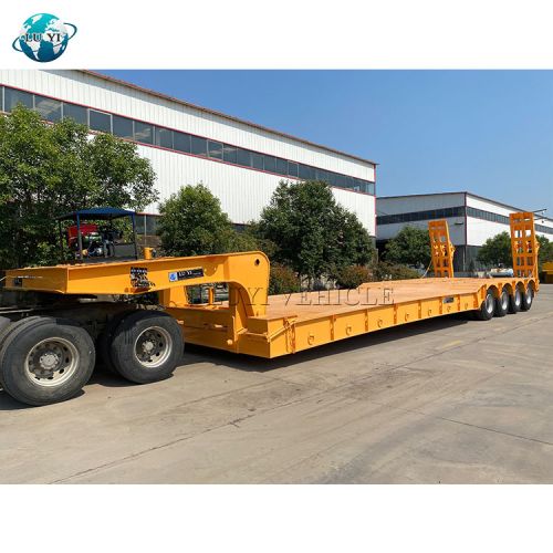 Detachable gooseneck  lowbed trailer