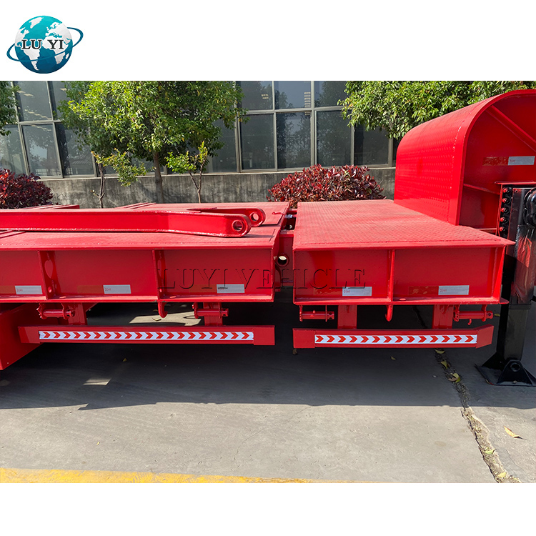 extendable lowbed trailer