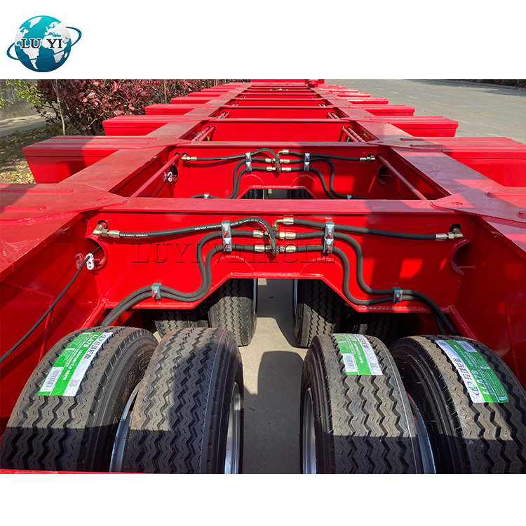 extendable lowbed trailer