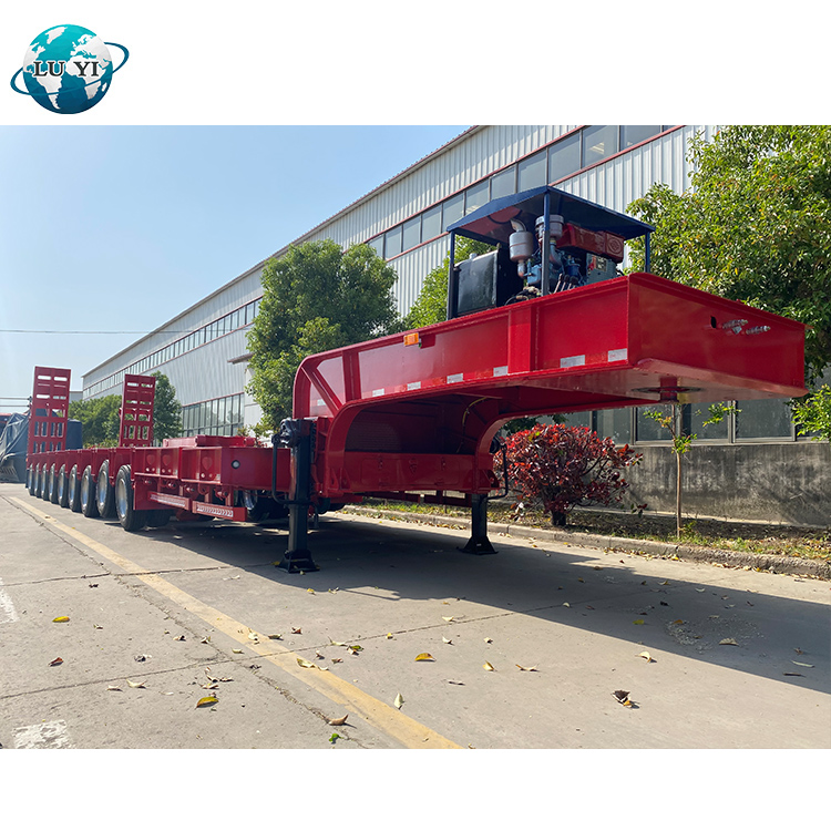 extendable lowbed trailer