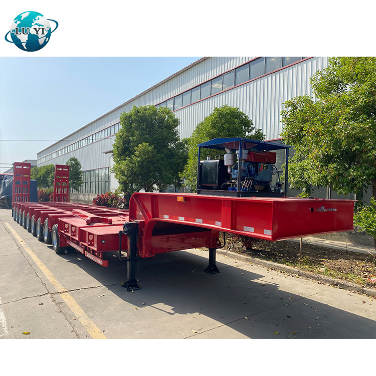 extendable lowbed trailer