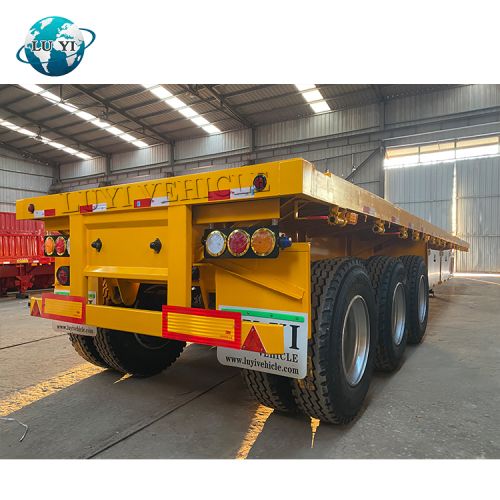 3 axle flatbed trailer