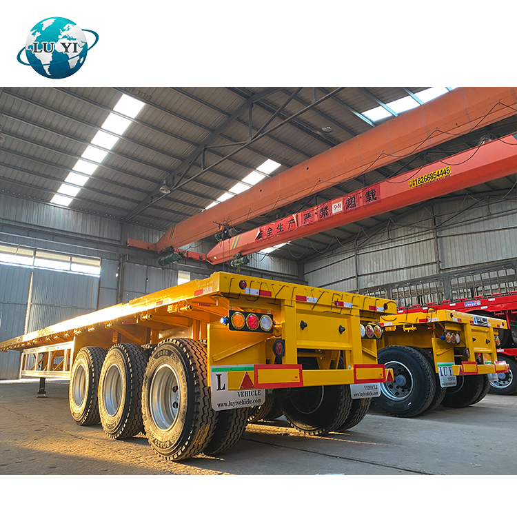 3 axle flatbed trailer