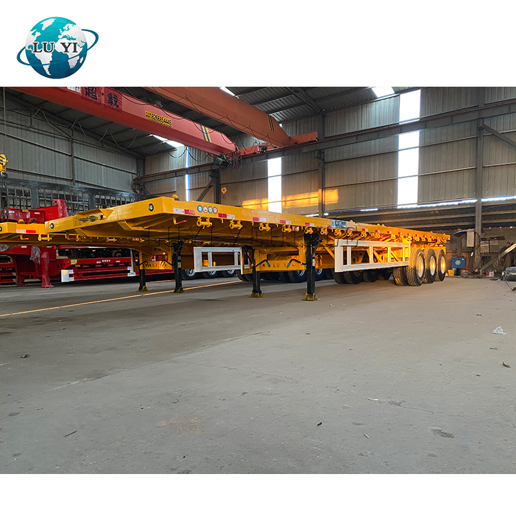 3 axle flatbed trailer