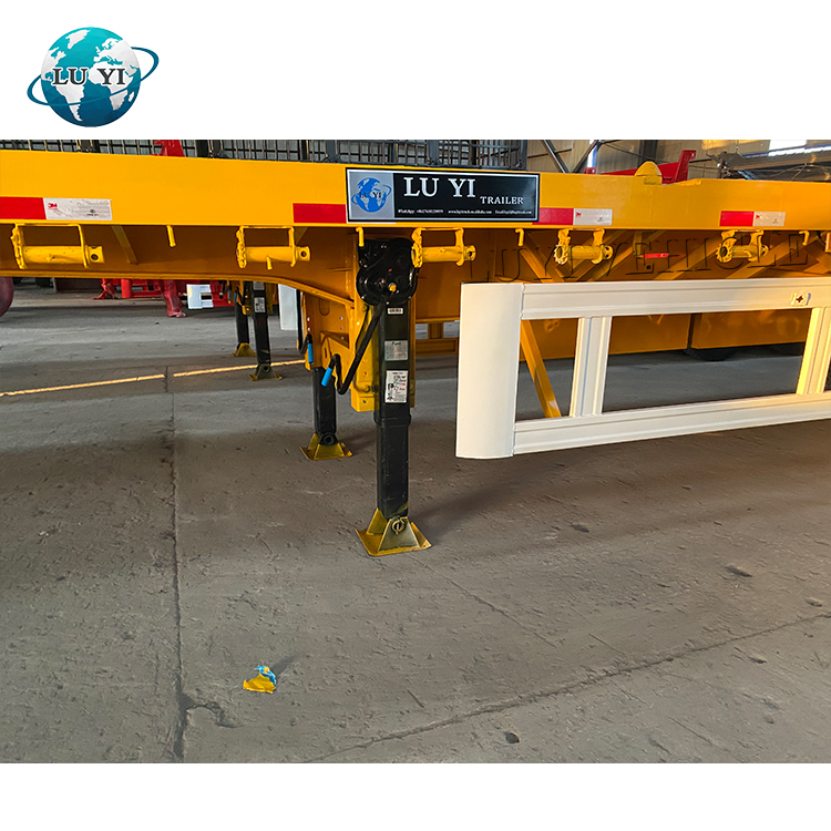 3 axle flatbed trailer