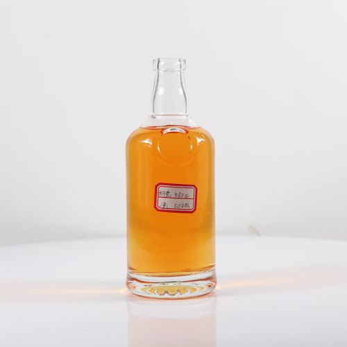NC173 500ml Whisky Glass Bottle Spirits Round