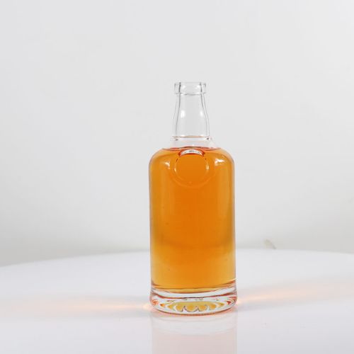 NC173 500ml Whisky Glass Bottle Spirits Round
