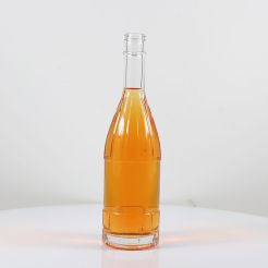NC176 670ml Embossed Glass Spirits Bottle