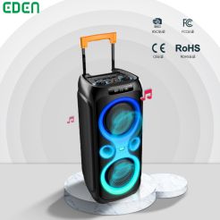 2022 New portable outdoor bluetooth trolley speaker