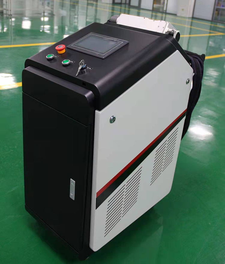 Portable laser cleaning machine