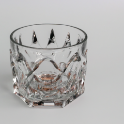 clear glass tea light holder