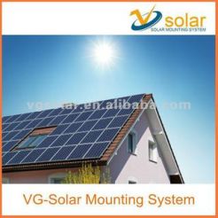 Shanghai solar shingle roof racking system & tile roof mounting system