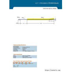 Harness Probes Test Pins CHZ136 for the Tests of Automotive Industry