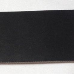 Black Polyurethane PU Conveyor Belt Matt Surface