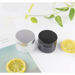 5g 10g 20g 30g 50g Dark Brown Frosted Glass Cream Jar For Cosmetics