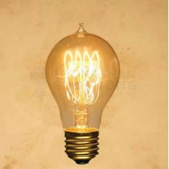 25 WATT INCANDESCENT A19 VINTAGE EDISON LIGHT BULB