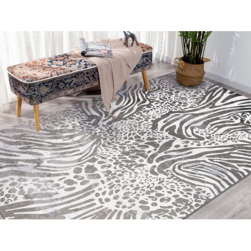 Soft Faux Rabbit Fur Area Rug For Living Room