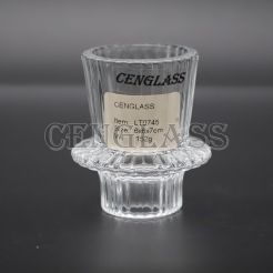 Dual Use Glass Candle Holder