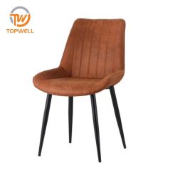 Dining Chair PU seat Powder coating leg DC-7229