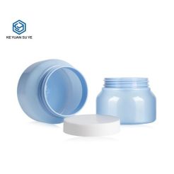 KY045PJ Cosmetic Jar, Customized Plastic Jar 250ml 8fl.oz, PCR PET ECO Friendly Bottle
