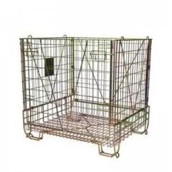 PET preform Wire Mesh Cage Collapsible Metal Steel Container